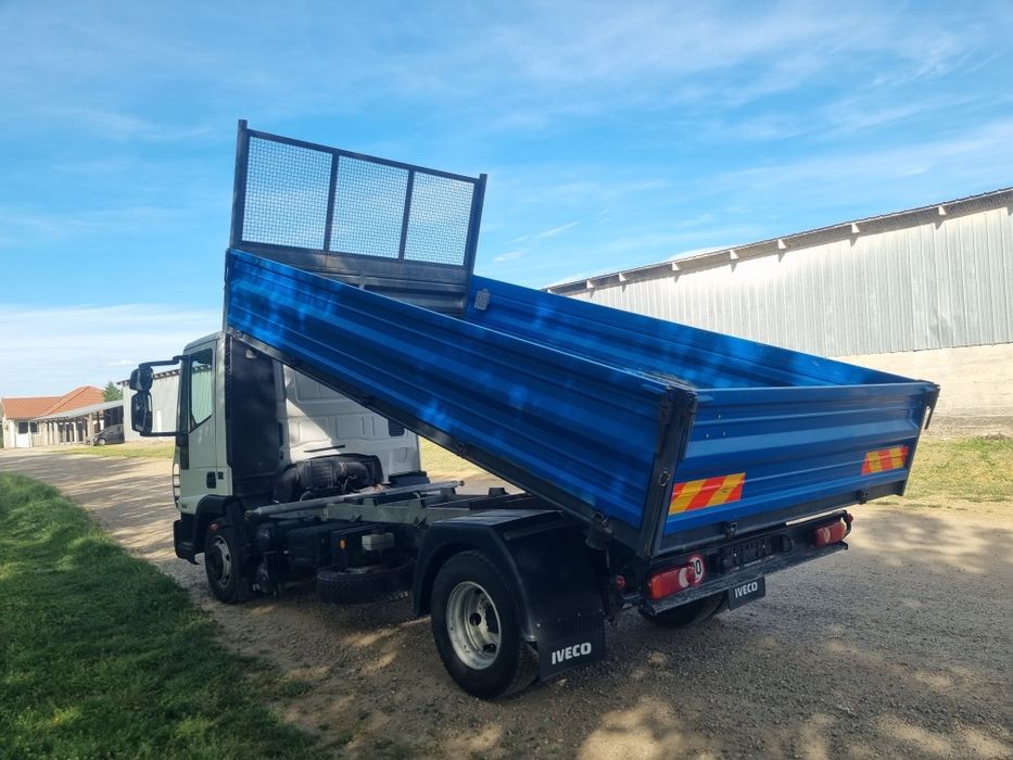 Iveco Eurocargo 75E18, basculabil pe 3 parti, basculare hidraulica pe cutie, Clima