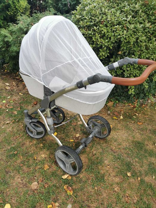 Комбинирана количка LORELLI RIMINI CLASSIC Grey&Black DOTS