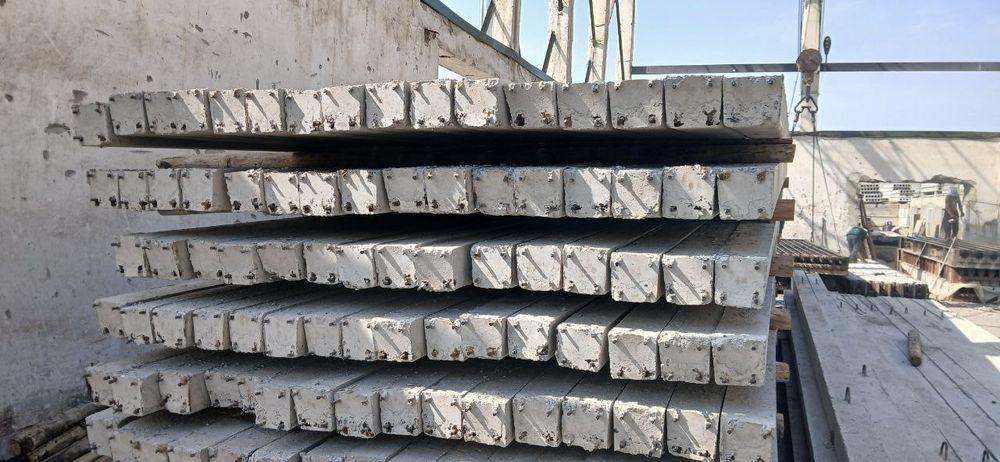 Beton stolbalar 9.5 metrdan 16.4 metrgacha