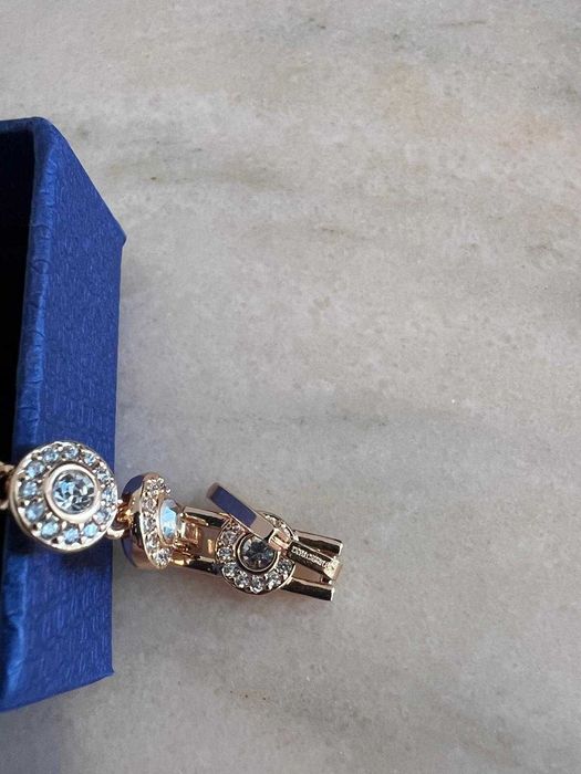 Bratara Swarovsk Model Angelic Tennis Rose/Gold