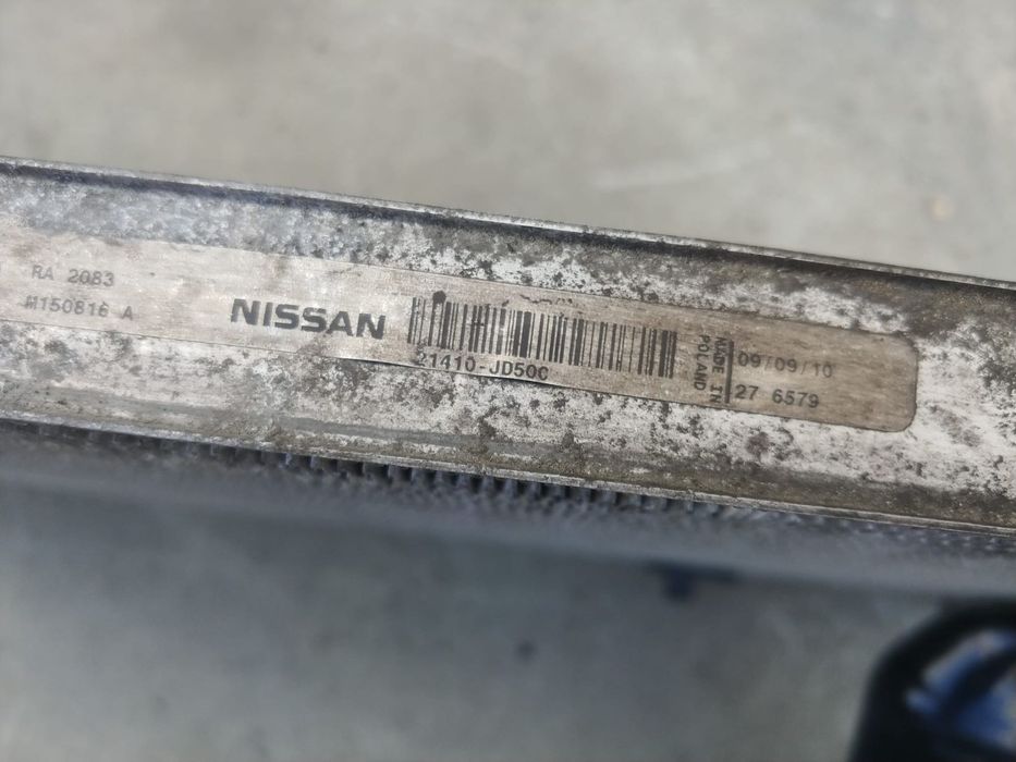 radiator apa 1.5 dci  nissan qashqai j10 21410-jd50c