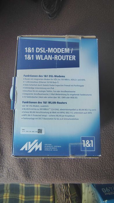 Router FritZ! 1&1 WLAN