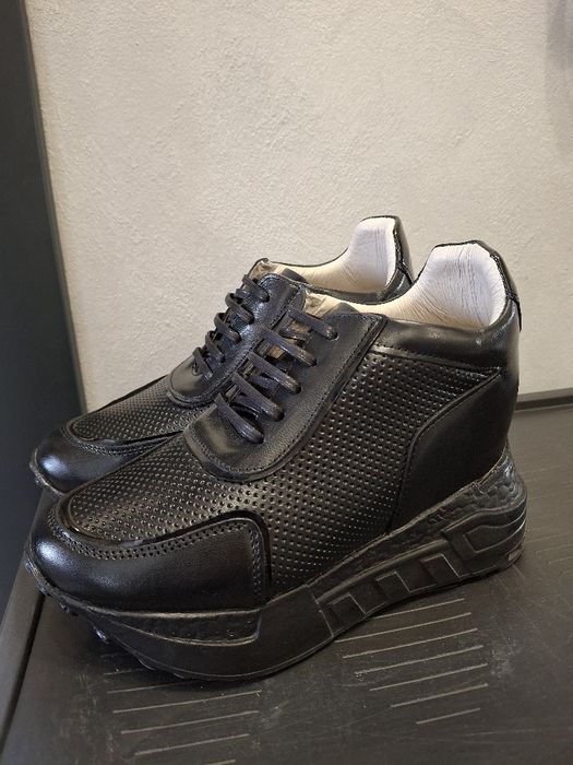 Кожени кецове на платформа