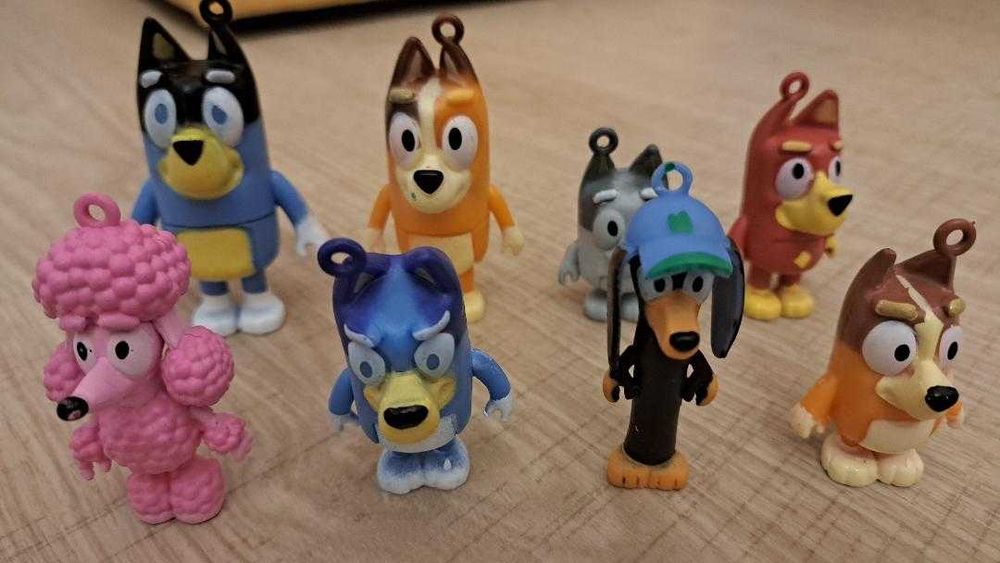 Jucarii Bluey si Bingo, 8 buc, 6 - 10 cm inaltime (la alegere)