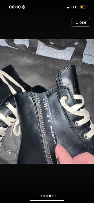 Rick Owens Ramones Mainline