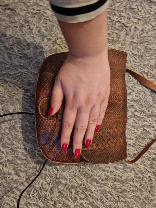Geanta vintage din piele