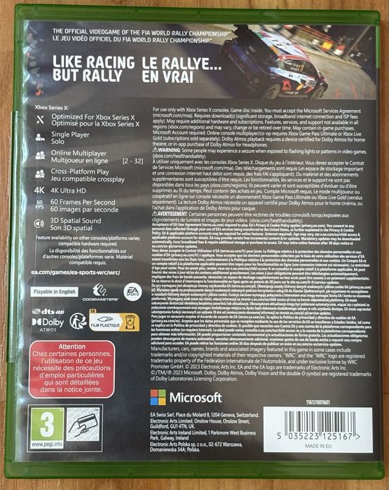 Vand joc wrc pentru xbox