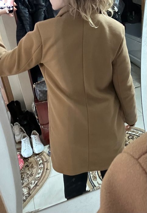 Palton maro nou fără etichetă XS