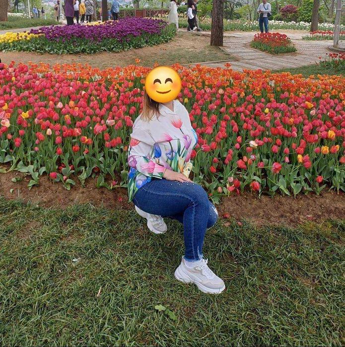 Дамска риза на лалета-ХЛ