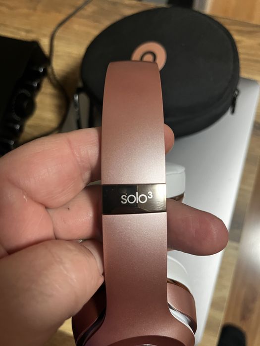 Beats Solo 3 wireless rose gold слушалки