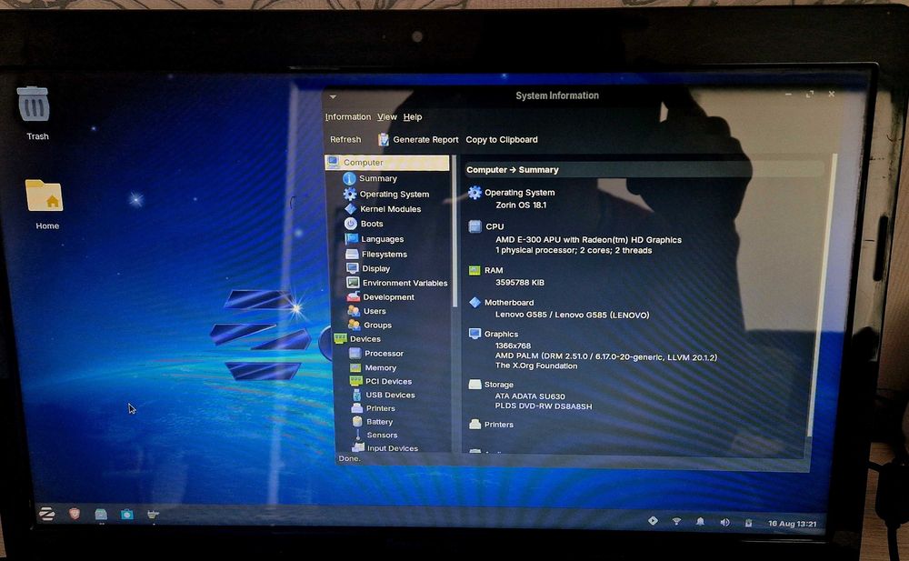 Laptop Lenovo g585