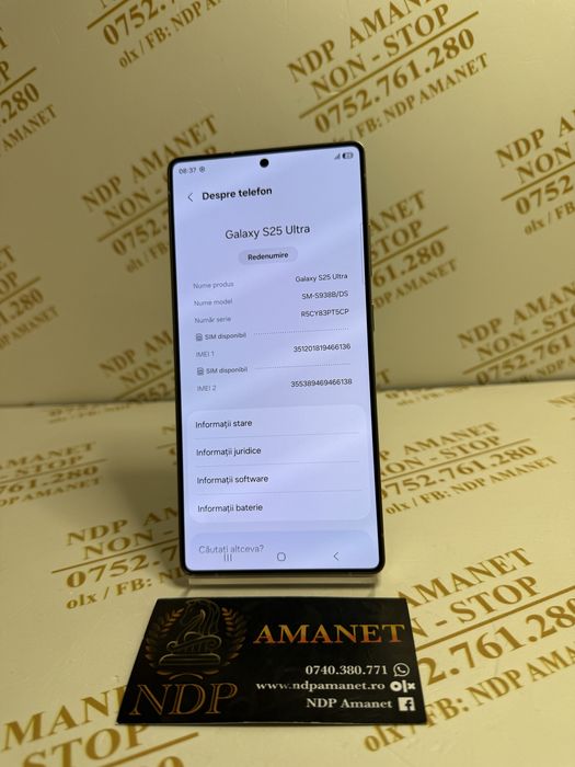 NDP Amanet Braila Samsung S25 Ultra(59189)