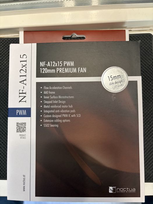 Вентеояторы noctua a12x15 pwm