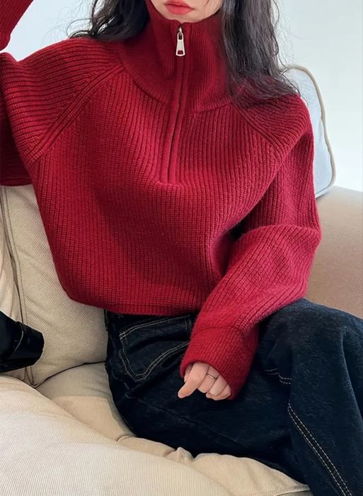 Полузамок бордовый для женшин