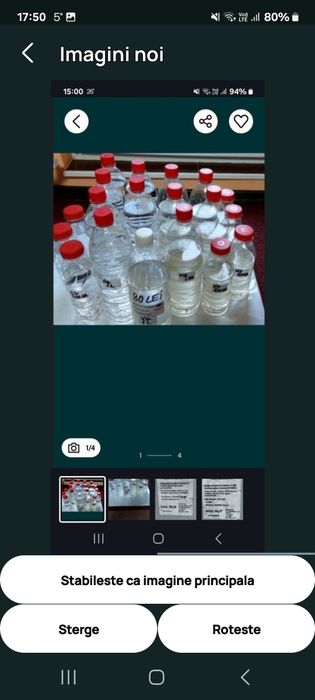 Bază țigarea electronica glicerina vegetală puritate 99.9 % și propilenglicol 99.5 %