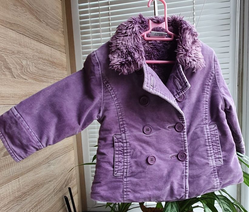 Куртка на девочку. Дубленка весна-осень. NEXT