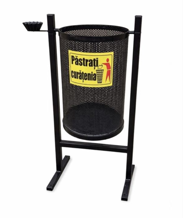 Coș de gunoi din tobla preforata