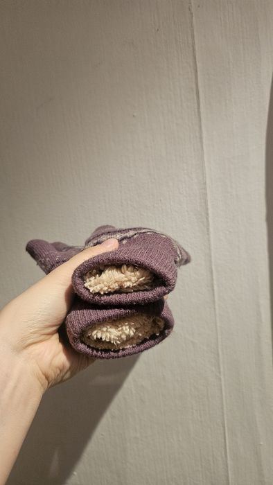 Варежки с утеплением