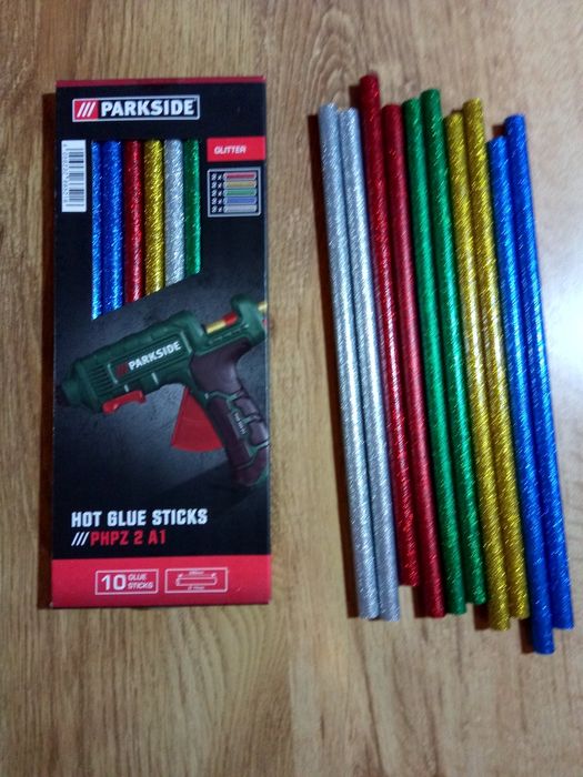 Batoane de silicon cu sclipici 11 mm x 28 cm, nou !