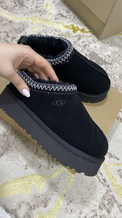 Черные замшевые угги 37 размер