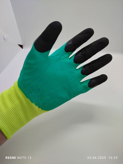 Перчатки рабочие хб белые тканьевые қолбақ қолғап прорезиненные