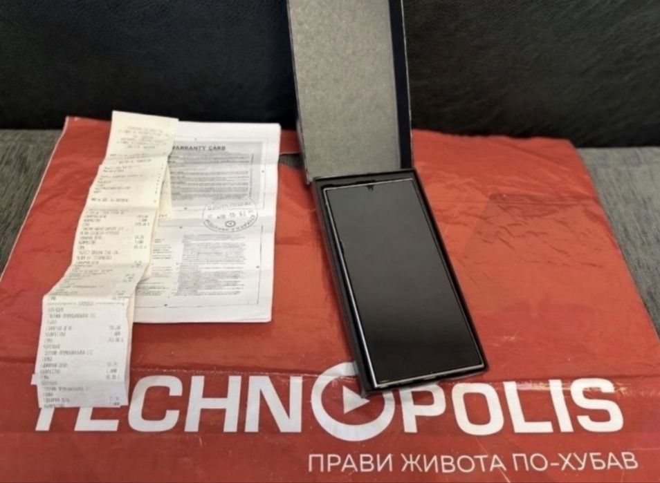 КАТО НОВ 512GB Samsung S24 Ultra Гаранция Технополис 2026г. Gray | Сив
