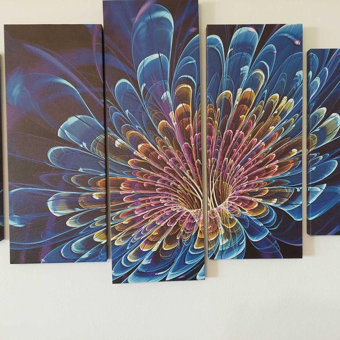 Tablou Canvas Pânză Decoratiune de Perete 5 bucati 106 X 60 cm