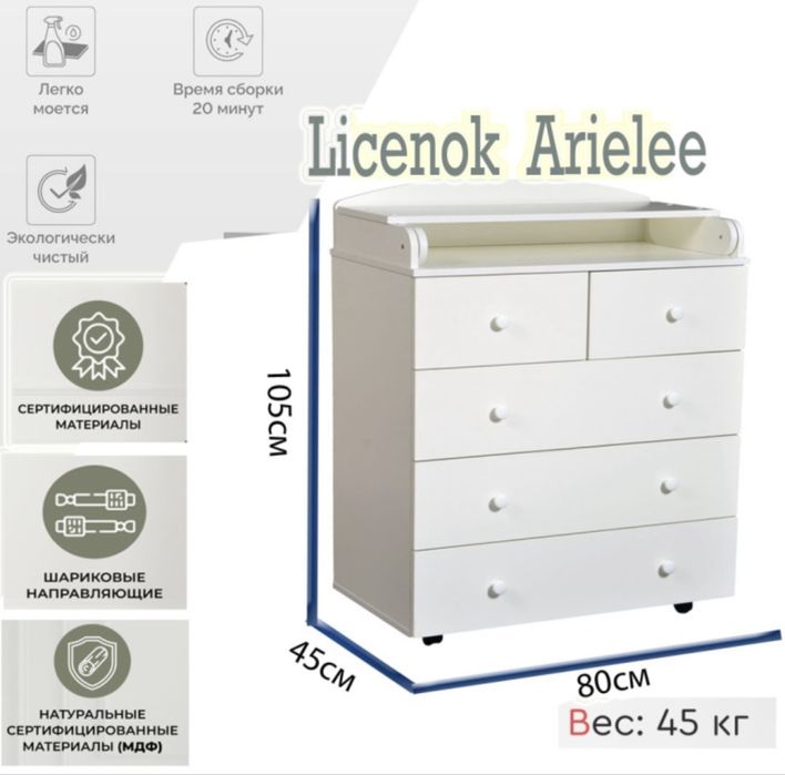 Детский пеленальный столик