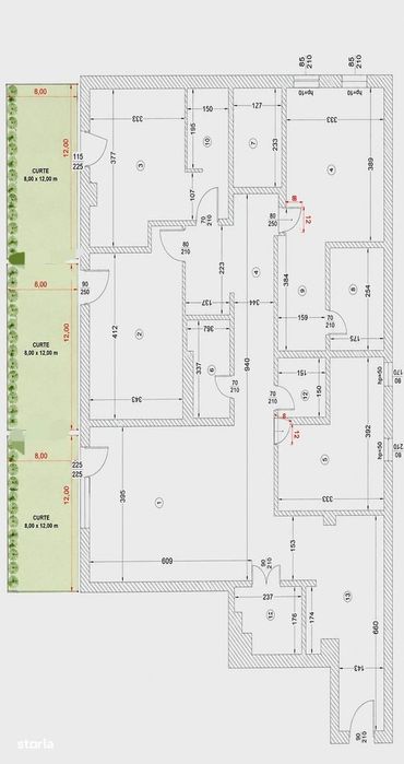 Apartamant Unirii Piata Constitutiei Plus Curte 150 mp