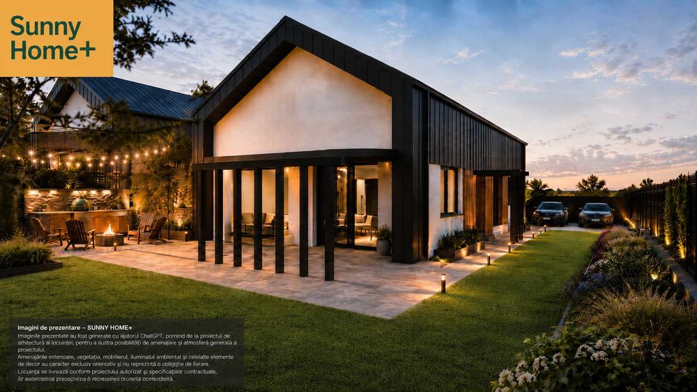 Sunny Home+ | Casă PARTER+ | Pregătită pentru energie aproape zero | ZALAU