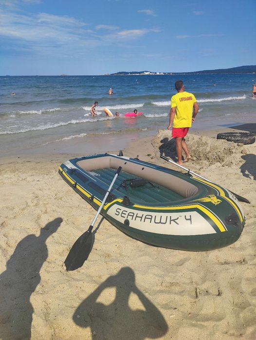 Intex seahawk 4 надуваема лодка