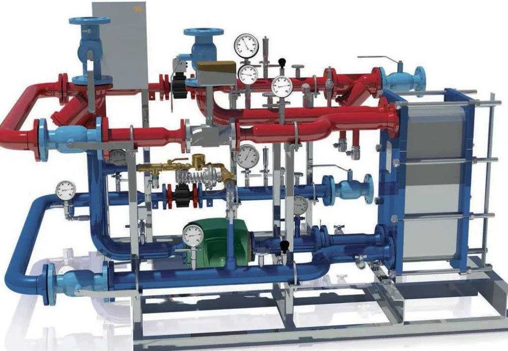 Индивидуал иситиш пункти  50 квт - 2000 квт