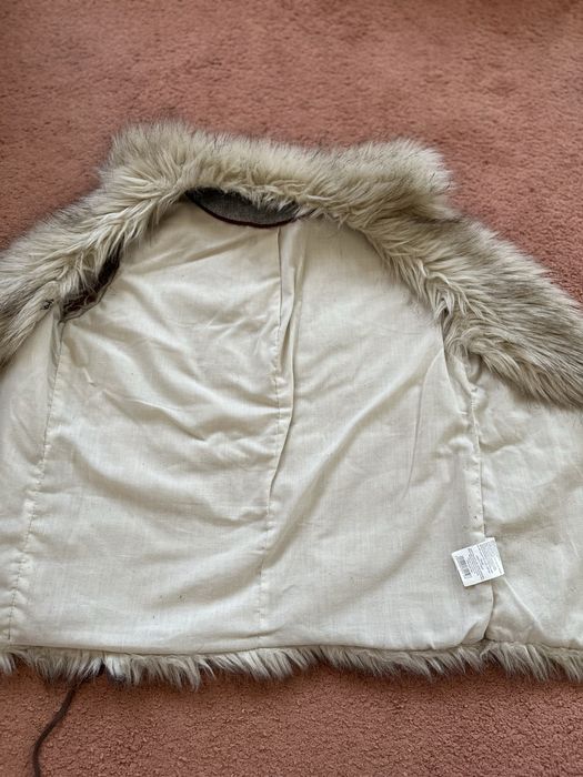 Vesta blana artificiala S