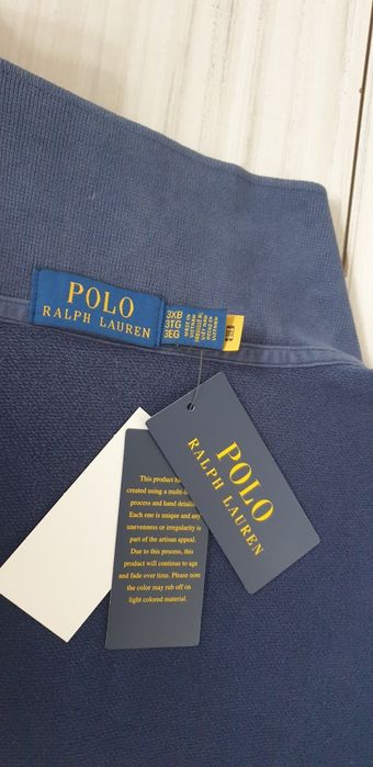 POLO Ralph Lauren Garment Dyed Cotton  3XL НОВО ОРИГИНАЛ Мъжка Тениска