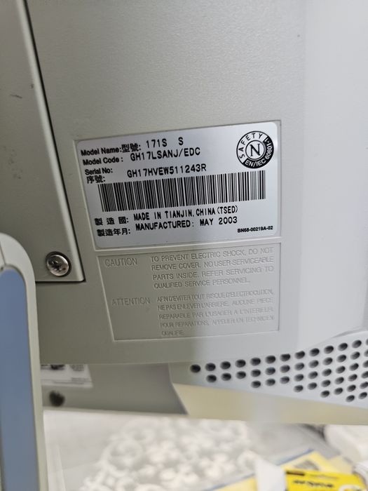 монитор samsung syncmaster 171s