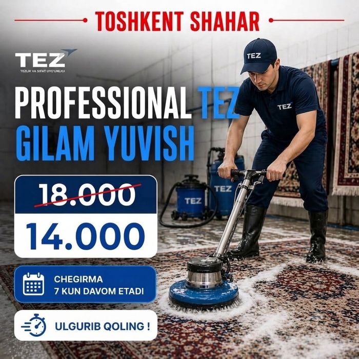 Gilam yuvish hizmati
