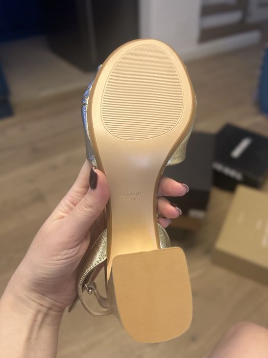 Sandale aurii Mango, masura 39
