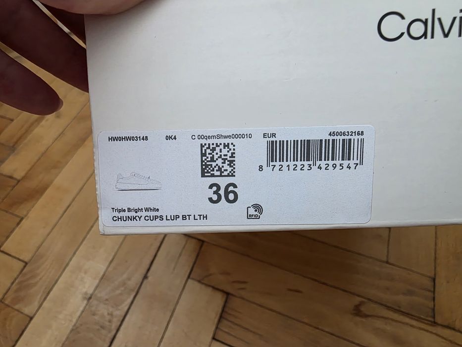 Сникърси Calvin Klein Chunky Cupsole LaceUp BT Leather