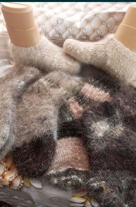 Носки 100%собачья шерсть,гарантирую!