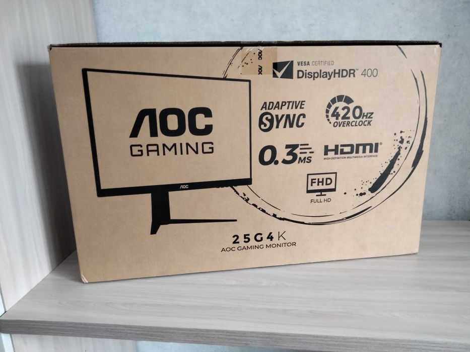 Монитор 24.5" AOC 25G4K черный 400hz