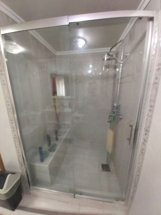 Душевой витраж стеклянные двери купе