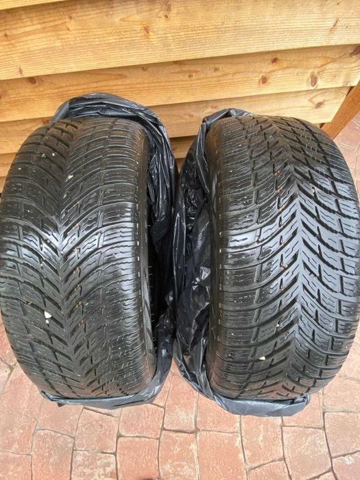 Cauciucuri de iarna NOKIAN SEASONPROOF 195/55/15 + jante de otel-2 buc