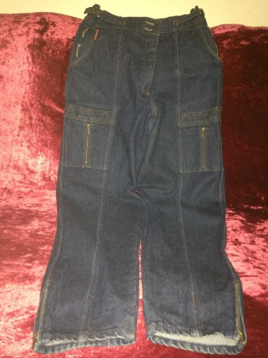 Дънки дълги, летни и черен официален панталон