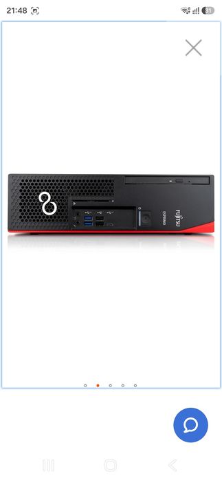 Fujitsu Esprimo D738 SFF, Core i7-9700 4.70GHz, 32GB DDR4, 512GB SSD M.2 NVMe, calculator refurbished