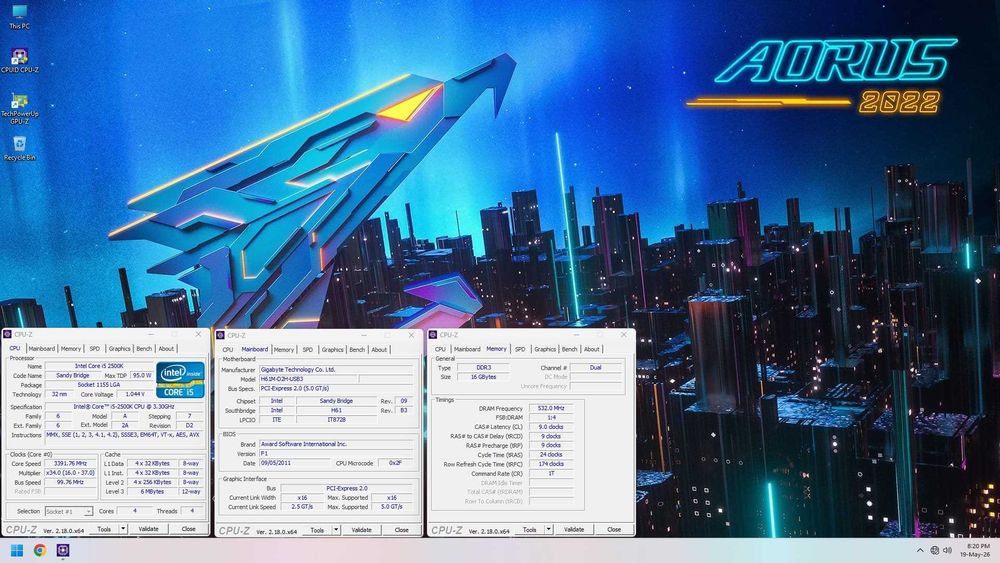 KIT 1155 i5-2500K+Placa Gigabyte+16GB RAM+Cooler+Shield !! CA NOU !! la 200lei