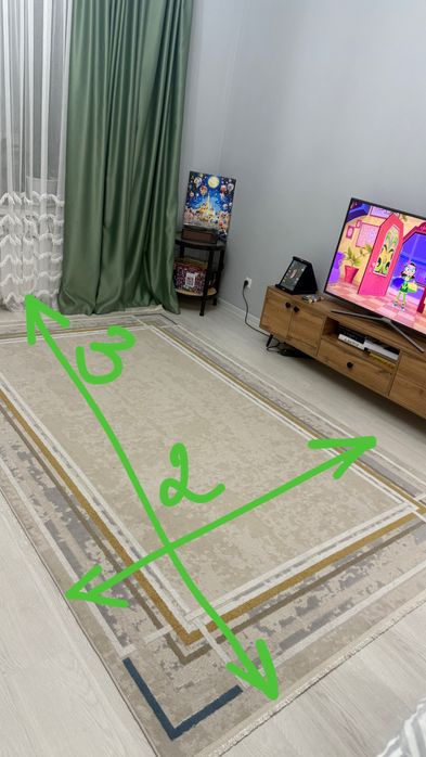 Ковер 200*300 в хорошем состоянии