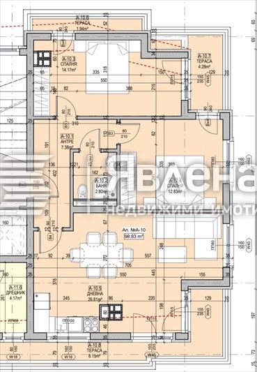Продава се Тристаен апартамент в София, Кръстова вада - 110 кв.м за 2319 €/кв.м - Снимка #1