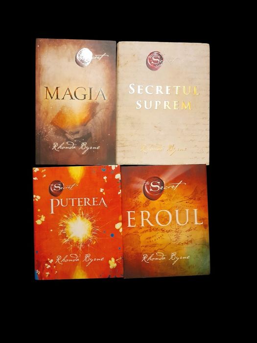 4 carti Rhonda Byrne: Eroul, Puterea, Magia, Secretul suprem