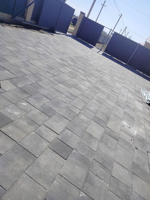 Укладка брусчатки