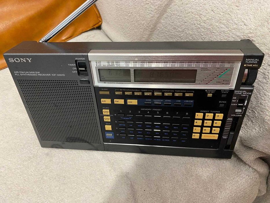 Radio Sony LCF-2001D AIR FM LW MW SW PLL Synthesized Radio World Band LEGENDAR